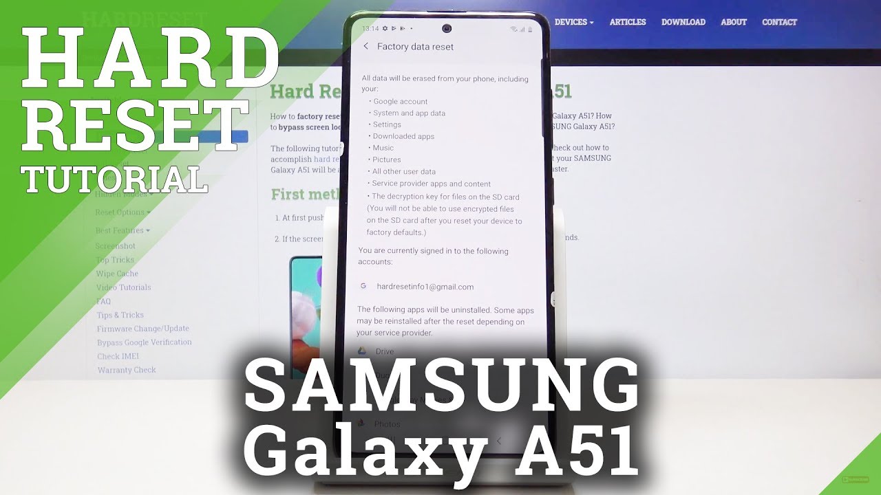 Hard Reset SAMSUNG Galaxy A21, Mehr anzeigen - HardReset.info