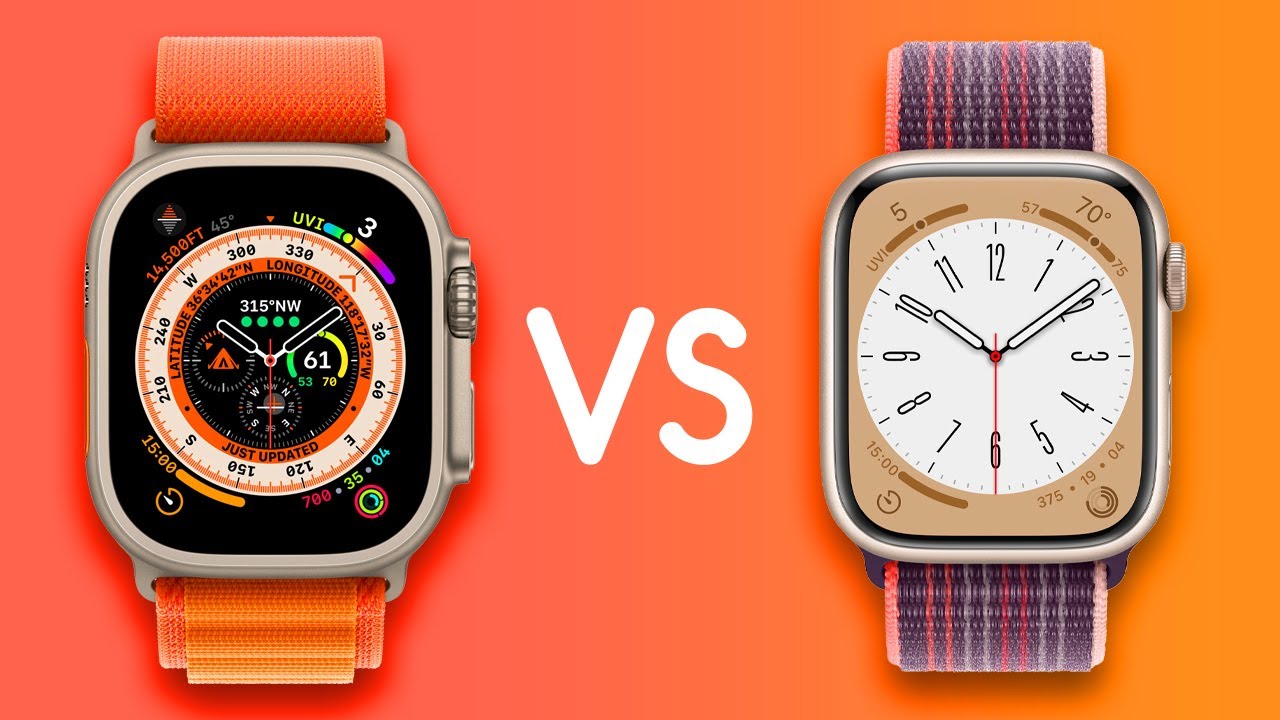Apple Watch Ultra vs. Apple Watch Series 8 Comparison YouTube
