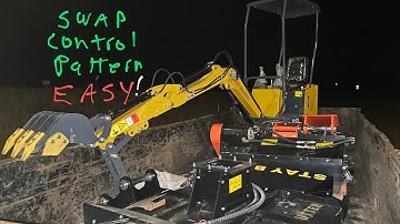 Easily Change Control Pattern On Your  Chinese Excavator!