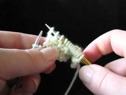 Scrunching Up Your Stitches on Right-Hand Needle