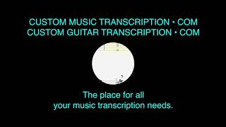 Blue in Green | Stephen D. Anderson | Custom Guitar Transcription | Custom Music Transcription