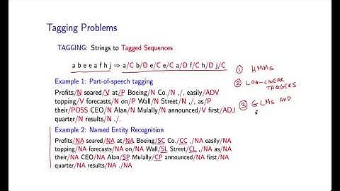 Natural Language Processing by Michael Collins, Columbia University P111  03 GL