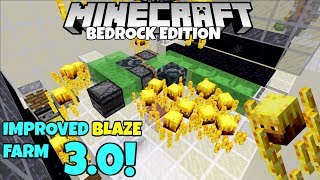 Minecraft Bedrock: New Improved Blaze Farm 3.0 Tutorial! MCPE Xbox PC