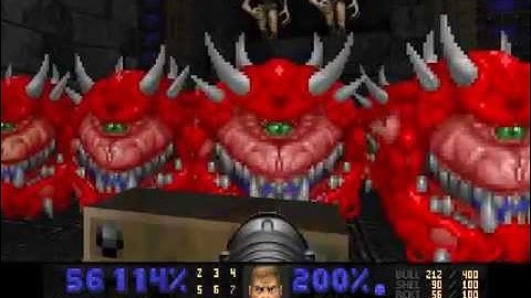 Doom 2 Swim With The Whales Level 2 UV with 96% in 34:39 (Careful not to fall in water)