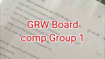 9th class Computer paper Gujranwala board group 1 2024|| class 9 computer paper group 1 2024