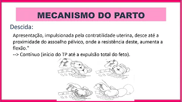 O que é o mecanismo do parto?