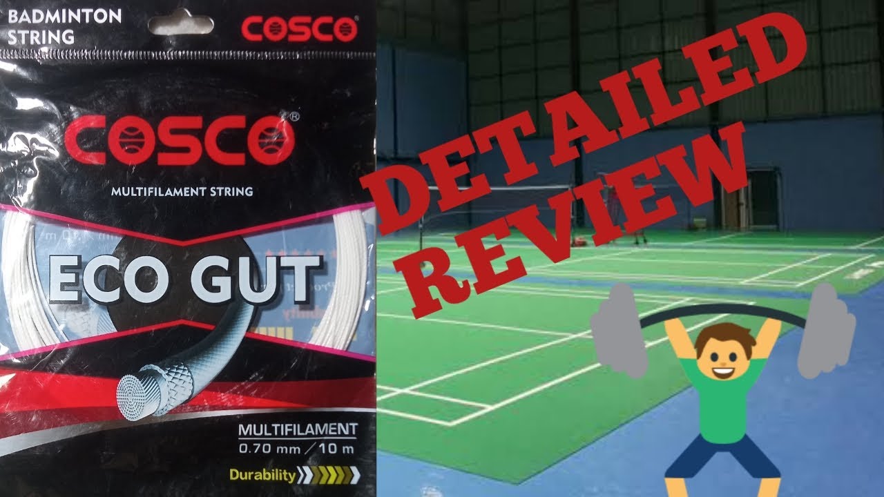 Cosco Eco Gut Badminton String Review 🏸 | Budget Friendly or Eco Cut? 😅 Honest & Funny Review
