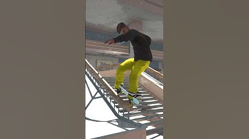Some Very Glitchy Trick at the Abandoned Mall DLC in Session (Skate Sim) 🥸 #shorts