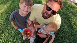 Planting Our Easter Egg Seeds, Baby's Walking Now & What Happened To Our Feet! | Home Vlog