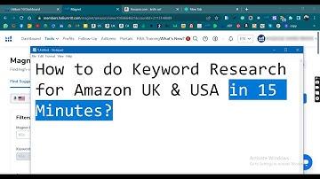 How to do Amazon Keyword Research for Amazon Product Hunting? Helium 10 Cerebro & Magnet