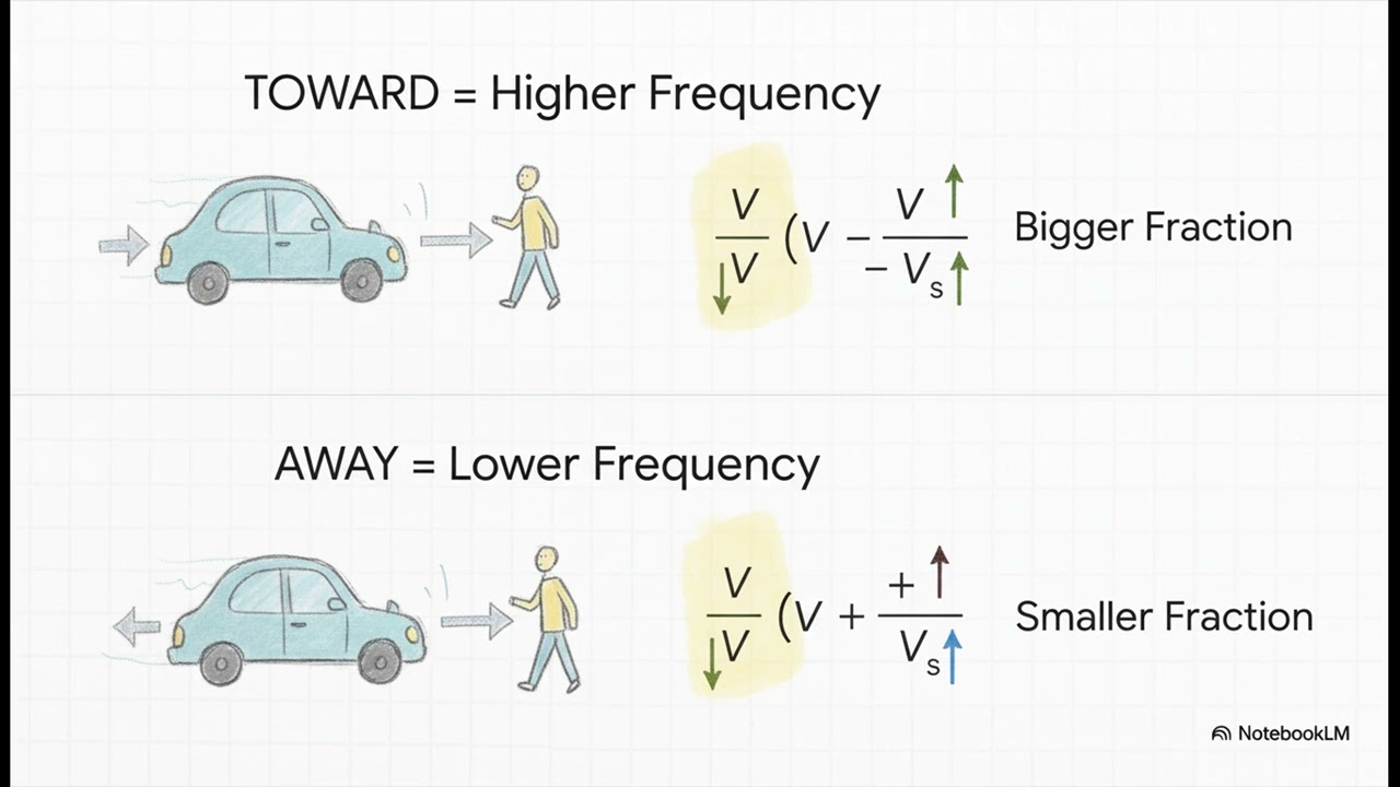 Объяснение эффекта Доплера