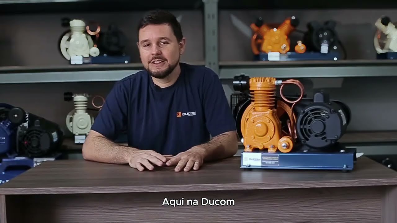 Compressor a óleo de baixa rotação: potência com durabilidade! Ducom Compressores