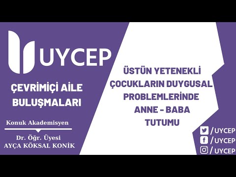 ÜSTÜN YETENEKLİ ÇOCUKLARIN DUYGUSAL PROBLEMLERİNDE ANNE - BABA TUTUMU