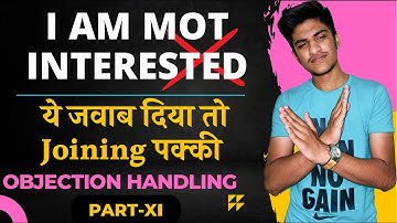 I am not interested ❌How to handle this objection | Objection handling series by Divyansh Bhardwaj