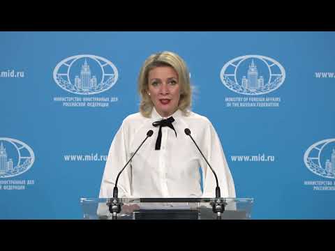 Брифинг М.Захаровой, Москва, 3 апреля 2024 года