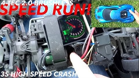 Traxxas Ford GT Brushless Speed Run! 5700kv 3S HIGH SPEED CRASH 4-TEC 2.0 - Netcruzer RC