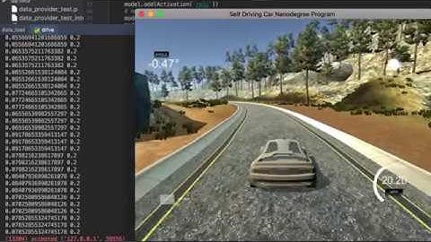 Learn human driving behavior based on deep neural network. Iteration2 First Turn Succeed