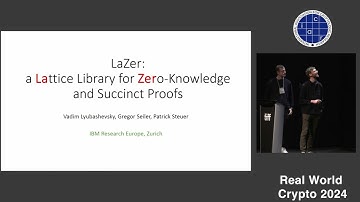 LaZer: a Lattice Library for Zero-Knowledge and Succinct Proofs (RWC 2024)