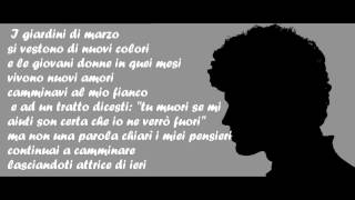 Lucio Battisti - I GIARDINI DI MARZO + testo chords