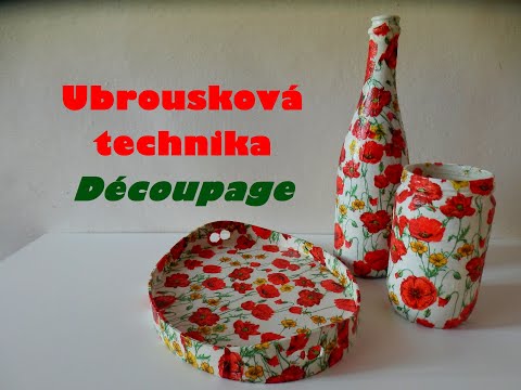 Video: Jak Udělat Decoupage Na Talíři