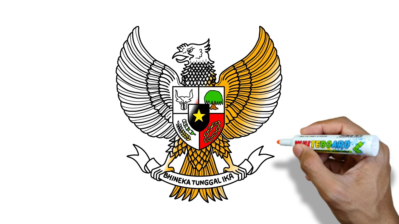 Mewarnai Gambar Garuda