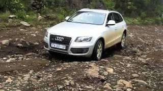 Audi Q5 Offroad up Sani Pass, Southern Africa