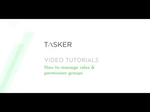 Frontu (formerly Tasker) video tutorial: Roles and permission