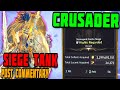 TOP GUILD SIEGE CRUSADER in SPINNER SQUAD! | Siege GS SnS Tank Post Commentary