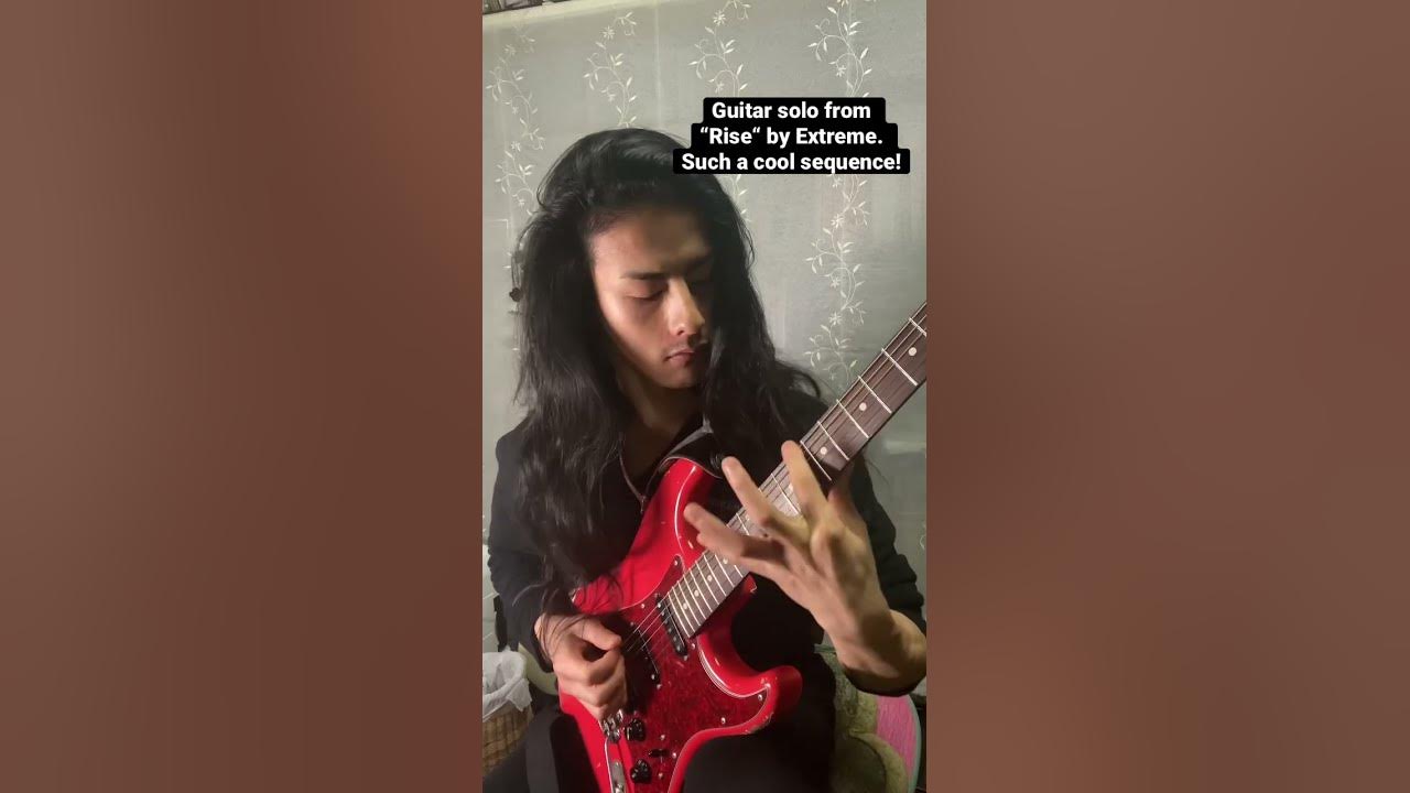 Extreme-“Rise” Guitar Solo cover