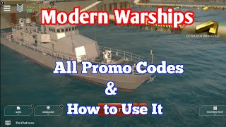 Modern Warships : All Promo Code & How To Use It @GamingJoy206