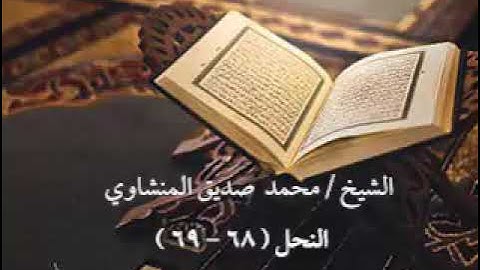 آيات من سورة النحل _ الشيخ المنشاوي