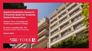 Applied Qualitative Research: Presenting and Publishing Qualitative Findings