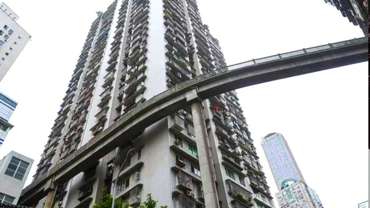 146期：重庆“最奇葩”天桥，离地足足40米，走在上面太吓人！| 女骑士Jane