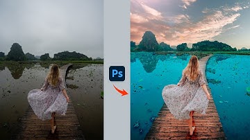 How to Change Boring Sky into Awesome Sunset |Photoshop Tutorial | Vidu Art