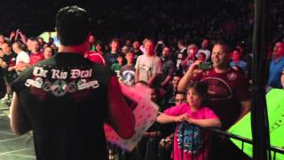 Albert Del Rio Rips a Little Girl's Sign FUNNY WWE - Dolph Ziggler Comes to the Rescue