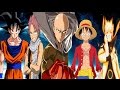 Saitama Vs Goku Naruto Luffy And Natsu 