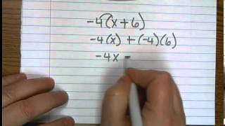 negative distributive property
