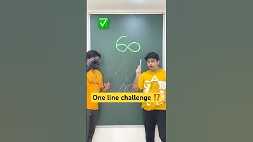 One Line Draws the entire shape, and the lines cannot overlap!Is there an answer to this question?1