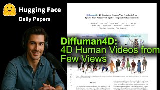 Diffuman4D: 4D Human Videos from Few Views