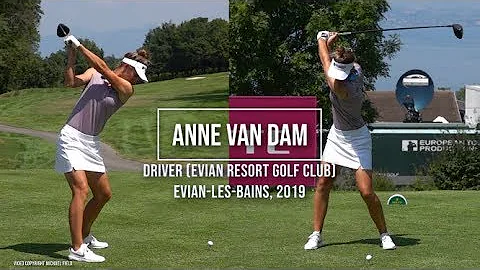 Anne Van Dam Golf Swing Driver (DTL & FO), Evian C...