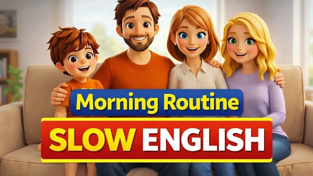 English in 5 Minutes | Slow & Daily English | Easy Morning Routine ...