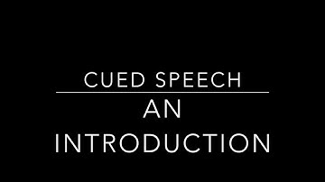 Cued Speech Intro