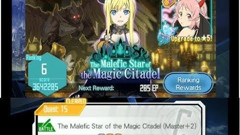 Sword Art Online: Memory Defrag - The Malefic Star of the Magic Citadel (Master +2)