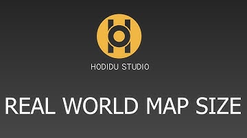 HODIDU STUDIO - HƯỚNG DẪN LỖI LẶP MAP (REAL WORLD MAP SIZE)