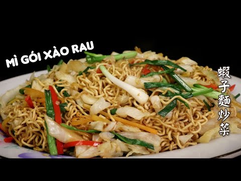 Video Mì gói xào kiểu mới - Không cần trụng mì không nhiều... - youtube