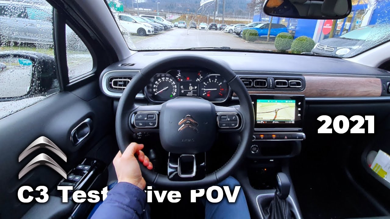 New Citroen C3 2021 Test Drive Review Pov - Youtube