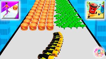 Juice Run, ASMR, Satisfying Mobile GamePlay Walkthrough 999 level Stack Color, Perfect Cream