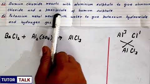 Class 10 Chapter 1| Back Exercise Q No 5 | Science | Balance of Chemical Equations