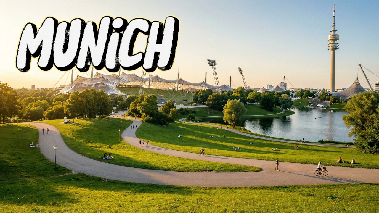 Olympiapark Munich | Best Park in Europe | 4K Tour