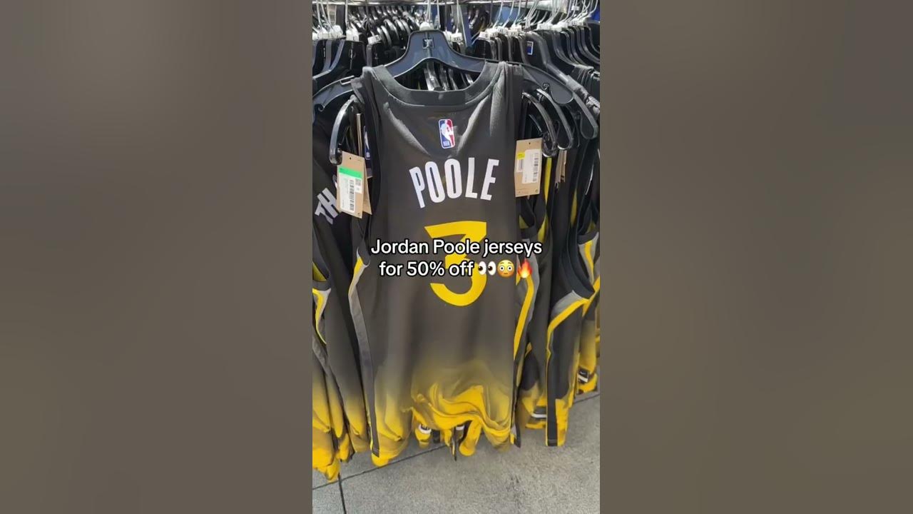 Jordan Poole Jersey, Jordan Poole Football Apparel, Jordan Poole